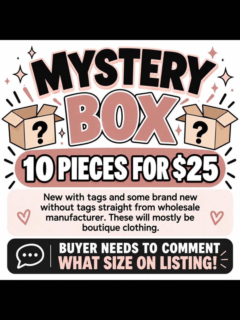 MYSTERY BOX- Women's Clothing BOUTIQUE